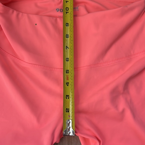 NWOT 90 Degree By Reflex Women’s Coral Hi Rise Ankle Length Leggings Size Medium - Picture 14 of 16